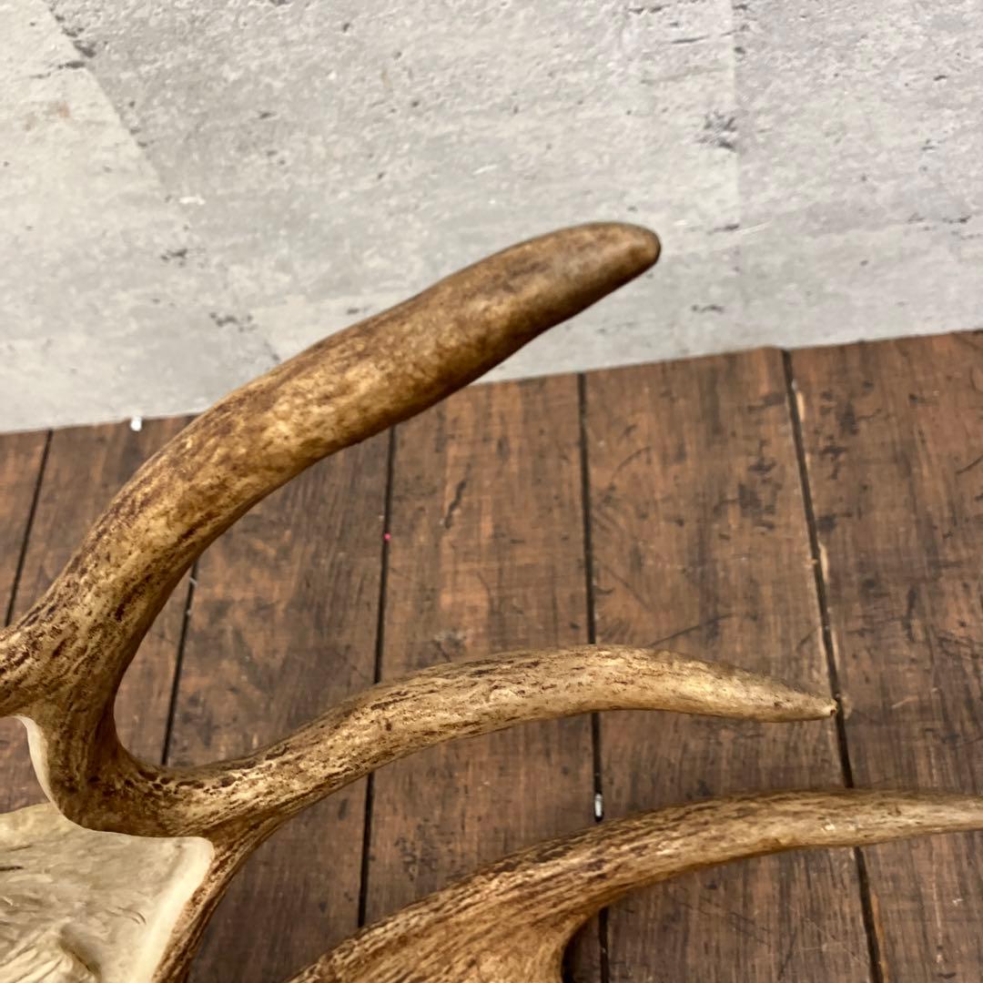 昭和レトロ ヘラジカ へら鹿 鹿の角 置物 オブジェ インテリア レトロ
