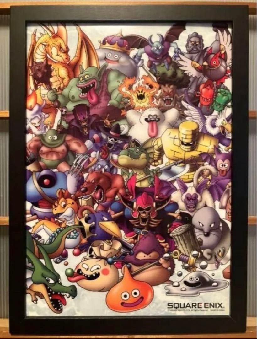 ドラゴンクエスト モンスター集結 アートパネル 鳥山明 SQUARE ENIX