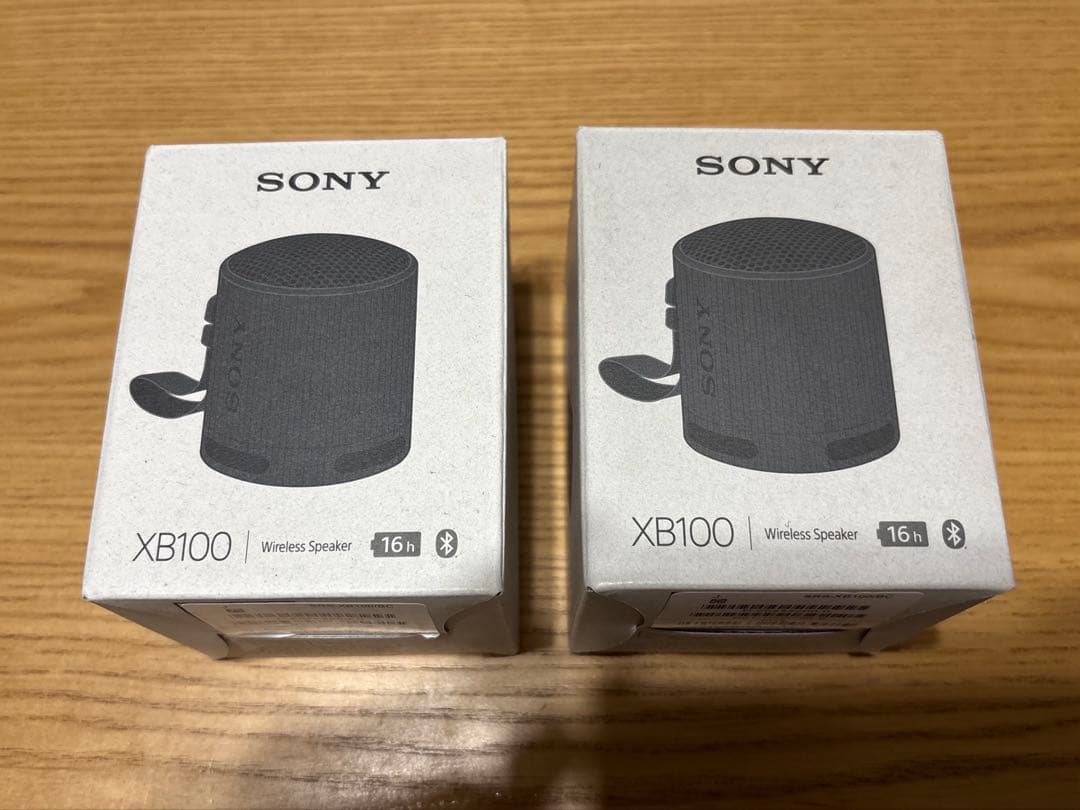 SONY SRS-XB100B 2台