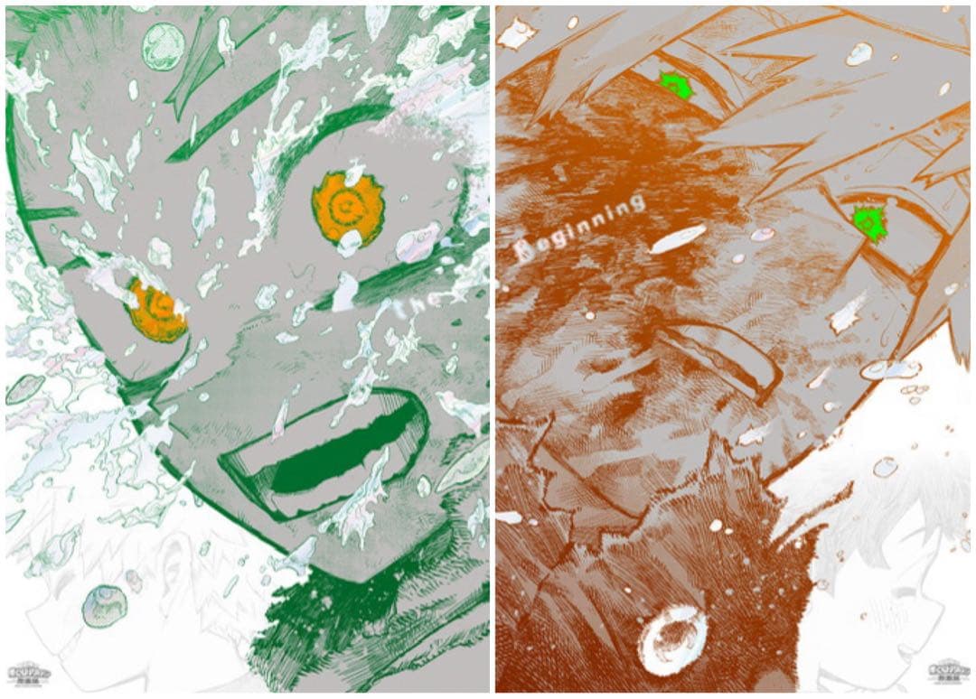 ヒロアカ展　A2アートポスター　The Beginning 2枚セット