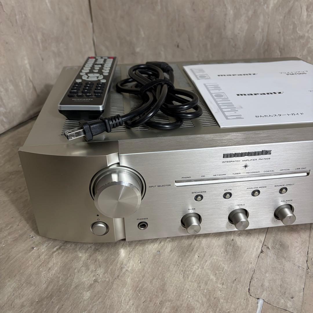 極美品 Marantz PM7005 プリメインアンプ リモコン 説明書付