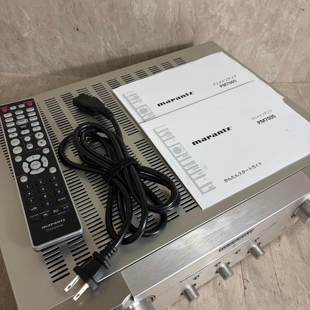 極美品 Marantz PM7005 プリメインアンプ リモコン 説明書付
