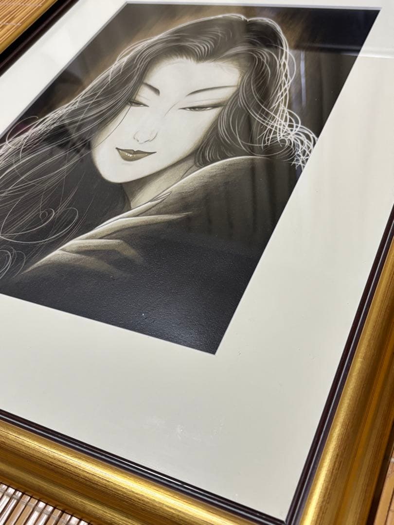 鶴田一郎 シャイニングエンジェル リトグラフ