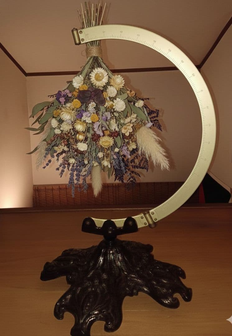 【ヴィンテージ】♤ランタン ♧ドライフラワー等 スタンドにどうぞ