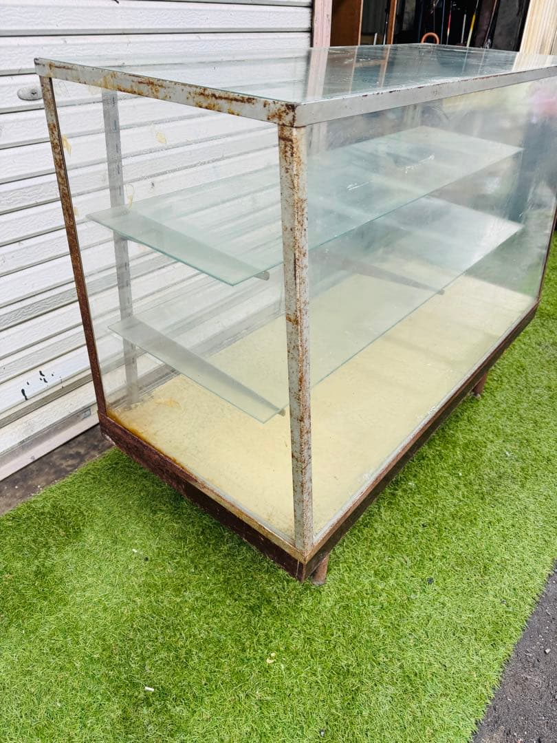 福岡発 直取り限定 ショーケース ガラスケース 120cm 飾り棚 扉付き