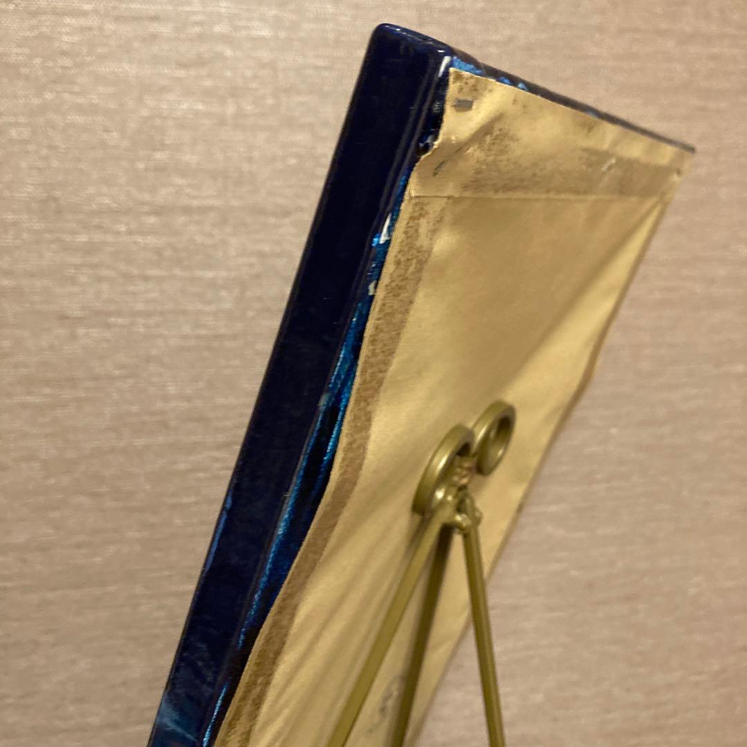 送料込み アクリルペイントアート  原画 ラメ カラフル