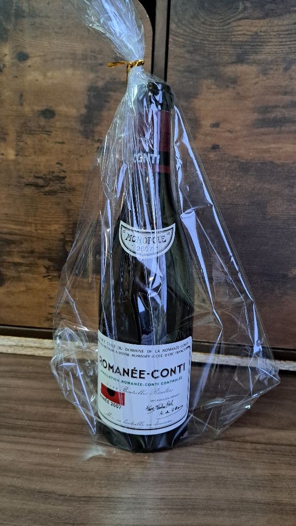 ROMANEE-CONTI 2007 赤ワイン ロマネコンティ 空瓶 極美