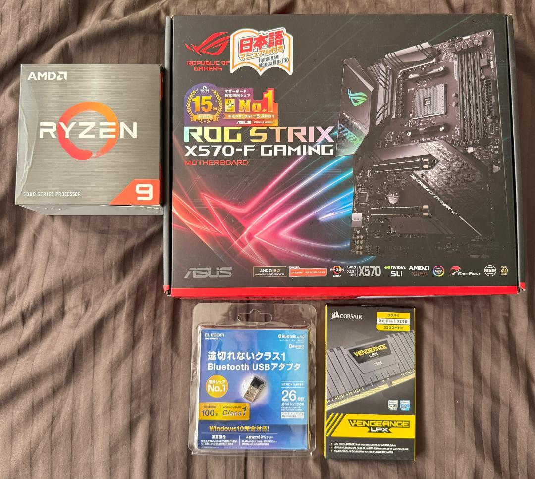R*o様 【動作確認済】Ryzen9 5900X 高性能パーツ4点セット