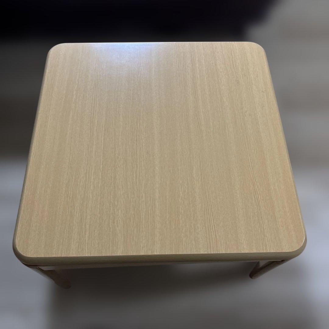 送料無料　ニトリ こたつテーブル 75×75 ナチュラル 正方形 木目調