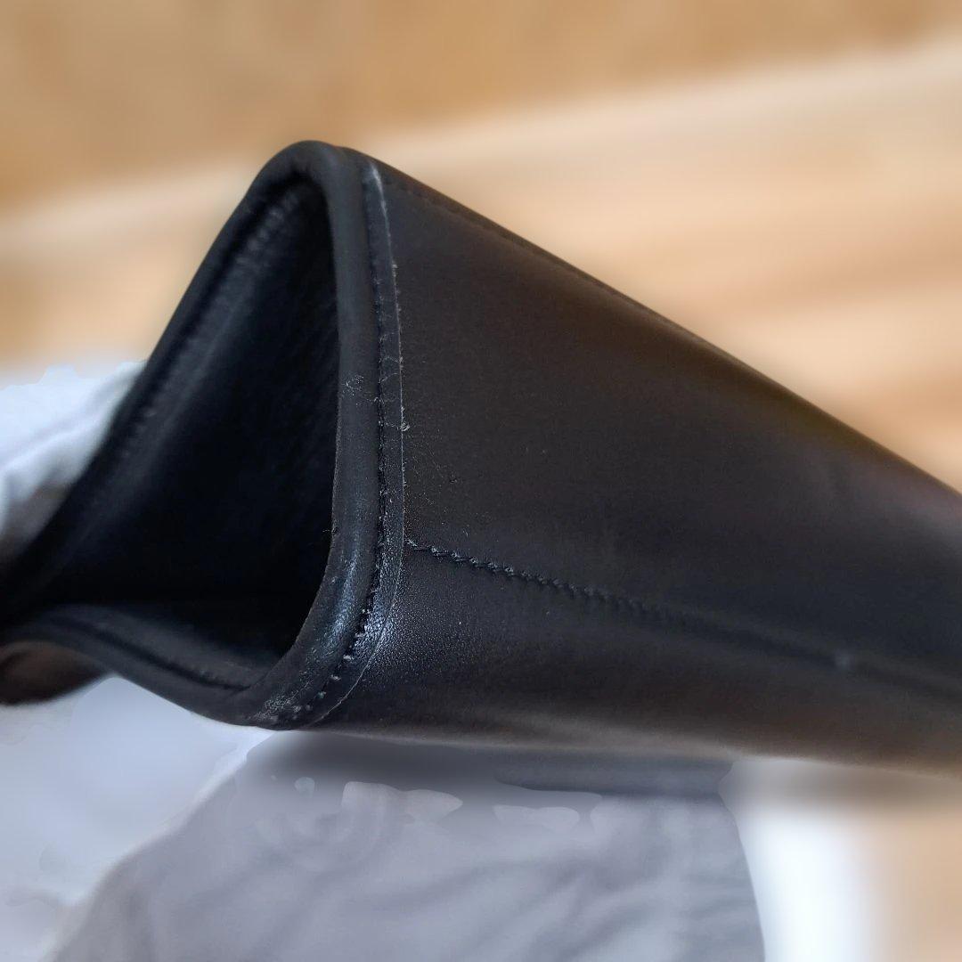 クリスチャン・ディオール ブラックレザーショルダーバッグ 最終値下げ