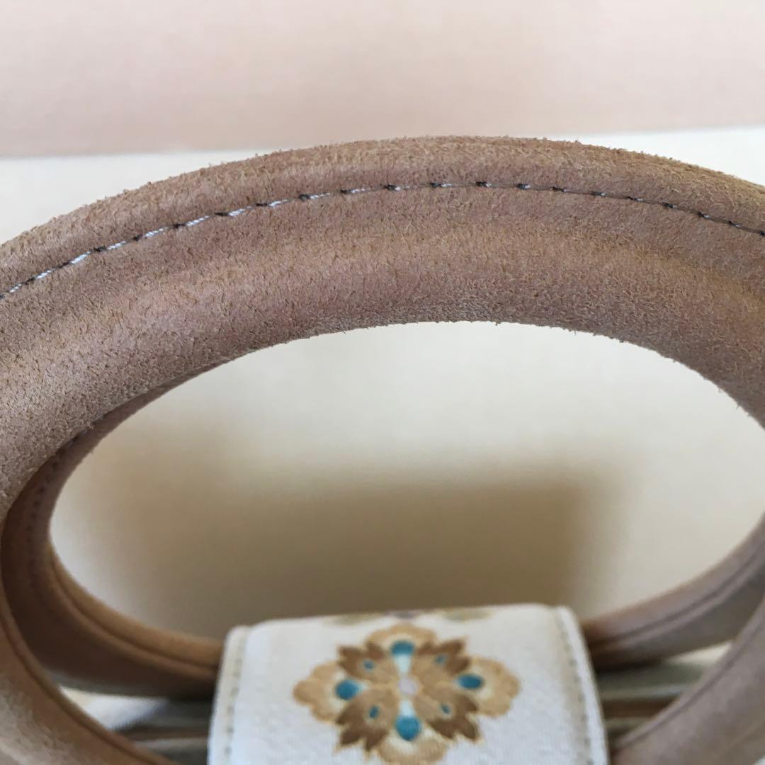 岡重　花柄　和装用バッグ