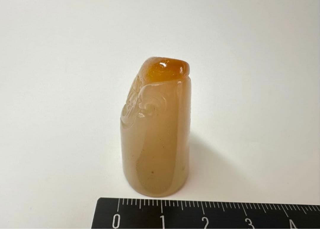 螭虎 古獣　田黄　高級印材　ラオス　篆刻　印材　印石　書道　落款　遊印