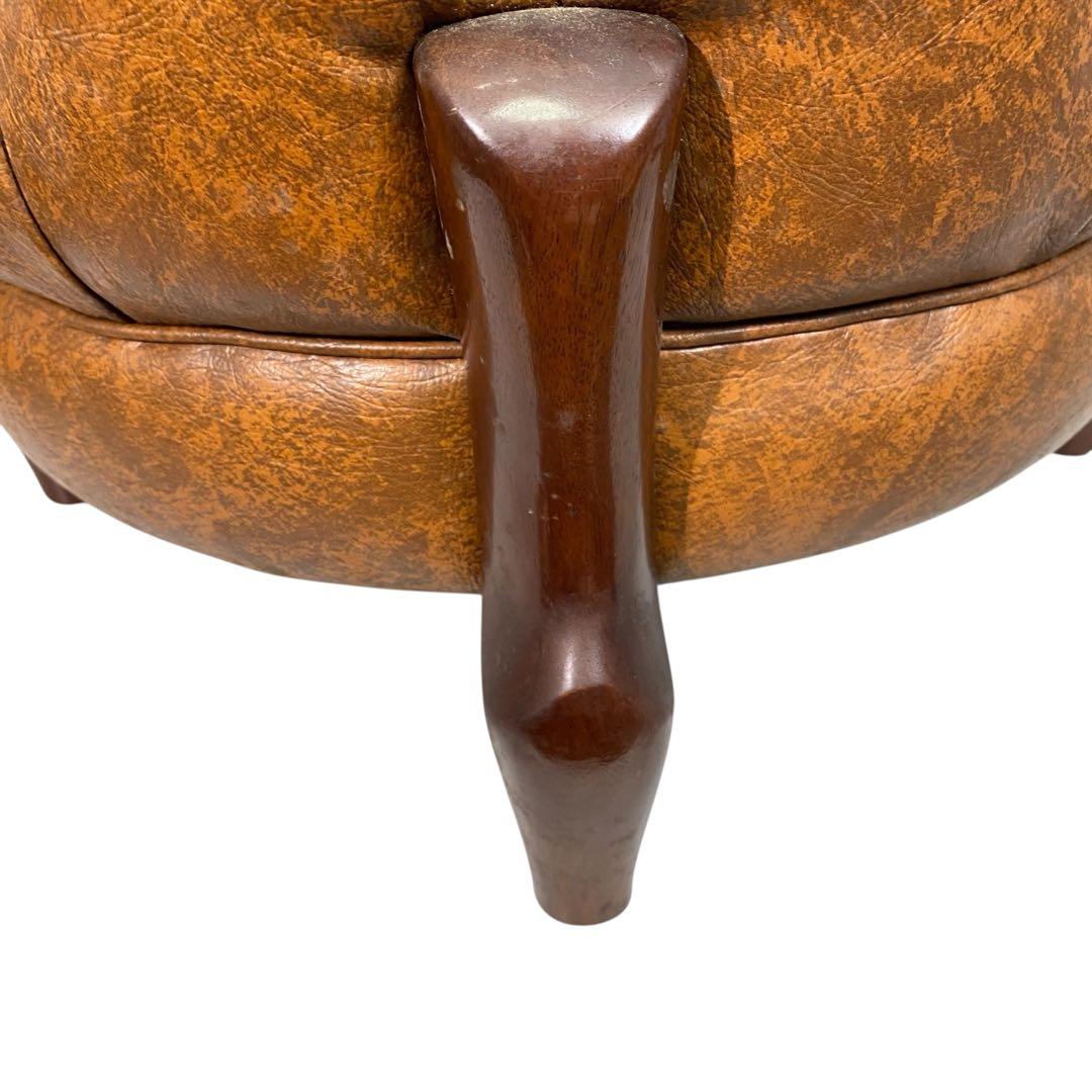 【美品】マルニ木工 ベルサイユ オットマン ブラウン