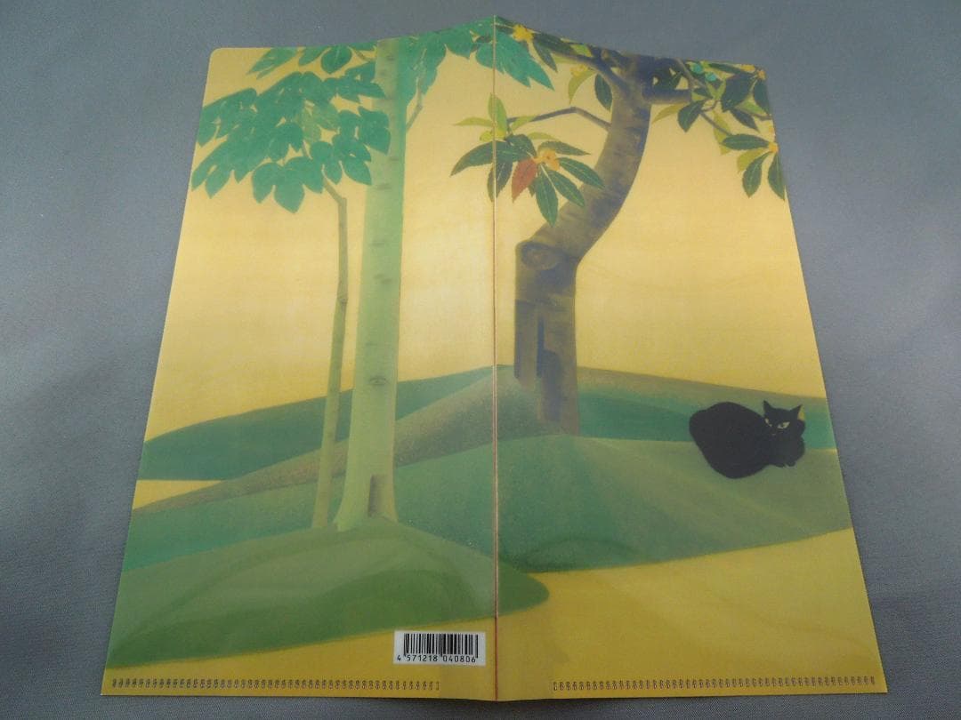 ❌美術館グッズ【6132】　《題材シリーズ》クリアファイル　猫〈日本〉４種セット