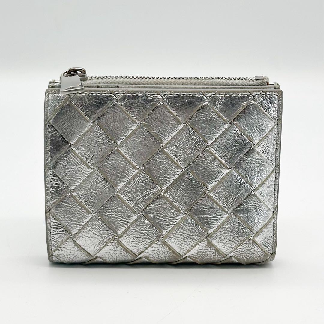 ボッテガ ヴェネタ イントレチャート 二つ折り コンパクト ウォレット