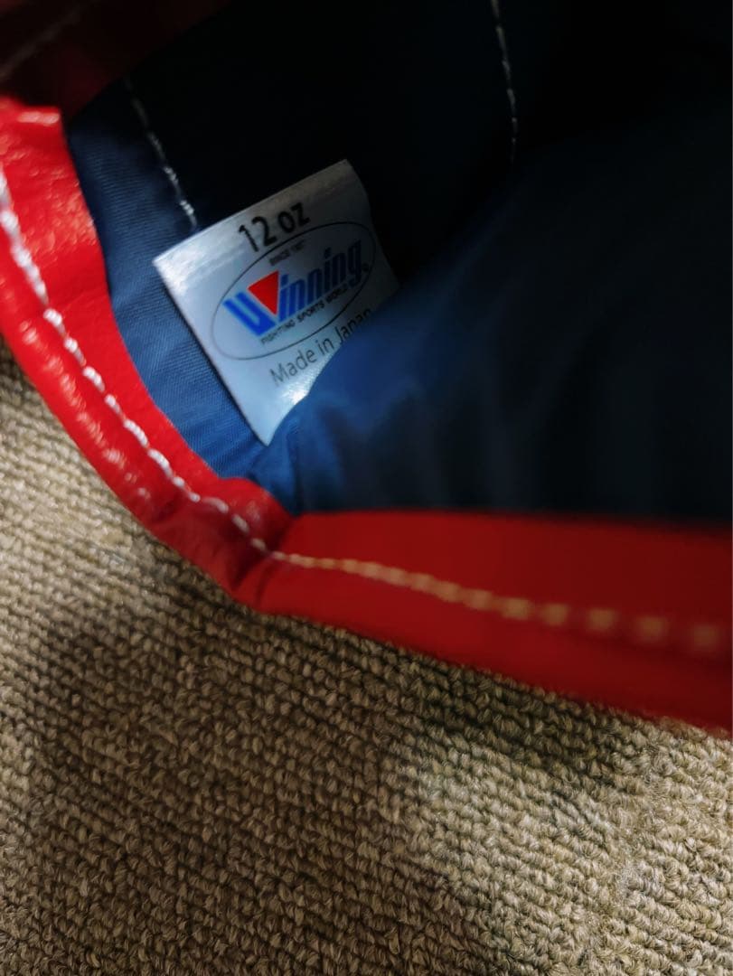 ウイニング　ボクシング　グローブ　12オンス　レッド