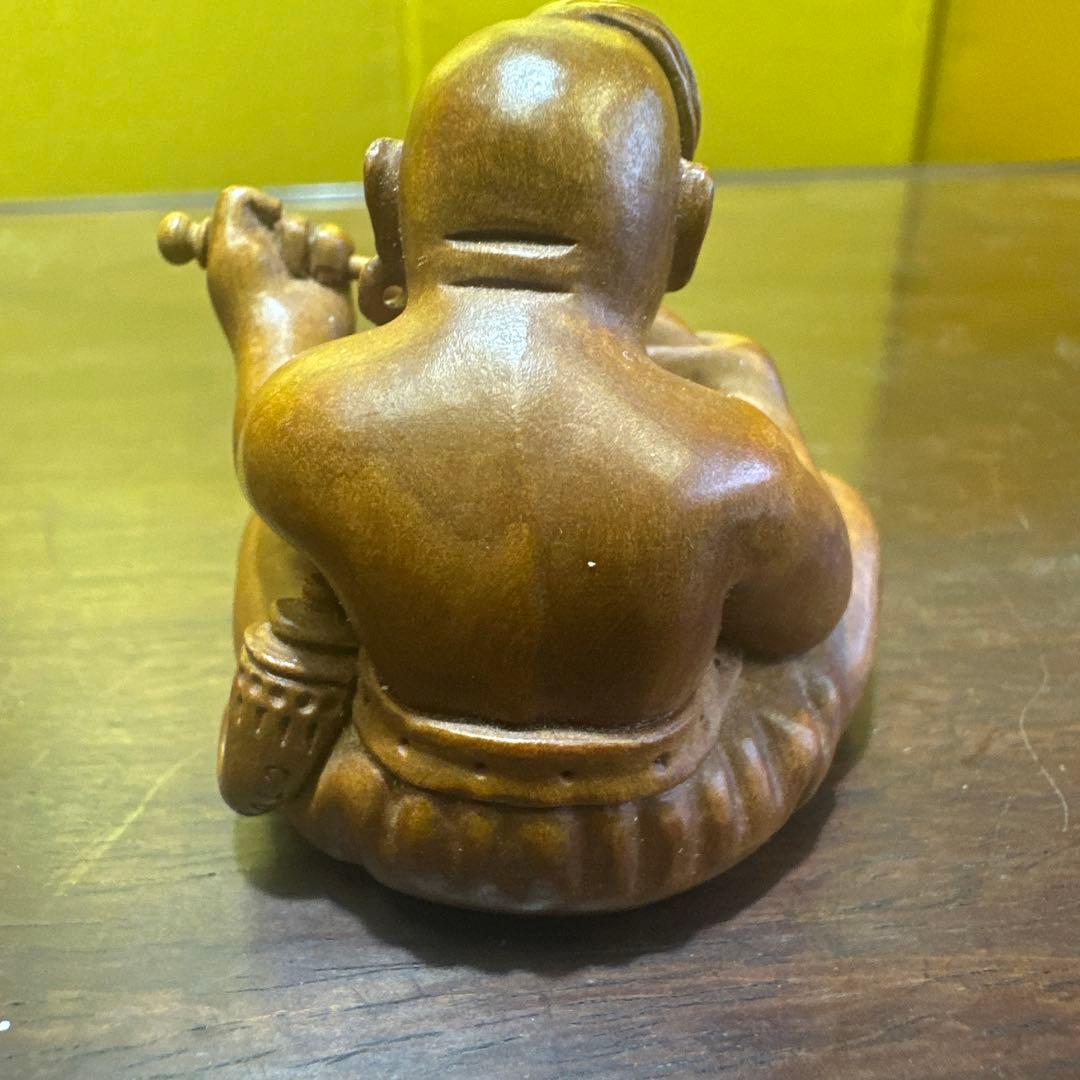 木製 人形 彫刻 武器 置物 根付