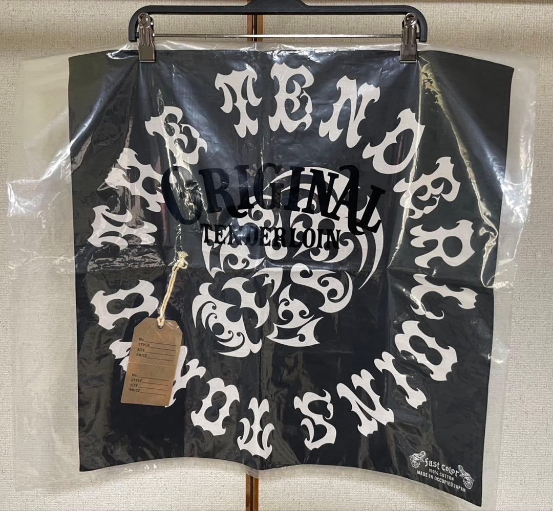 TENDERLOINテンダーロイン ボルネオバンダナ BANDANA SKULL