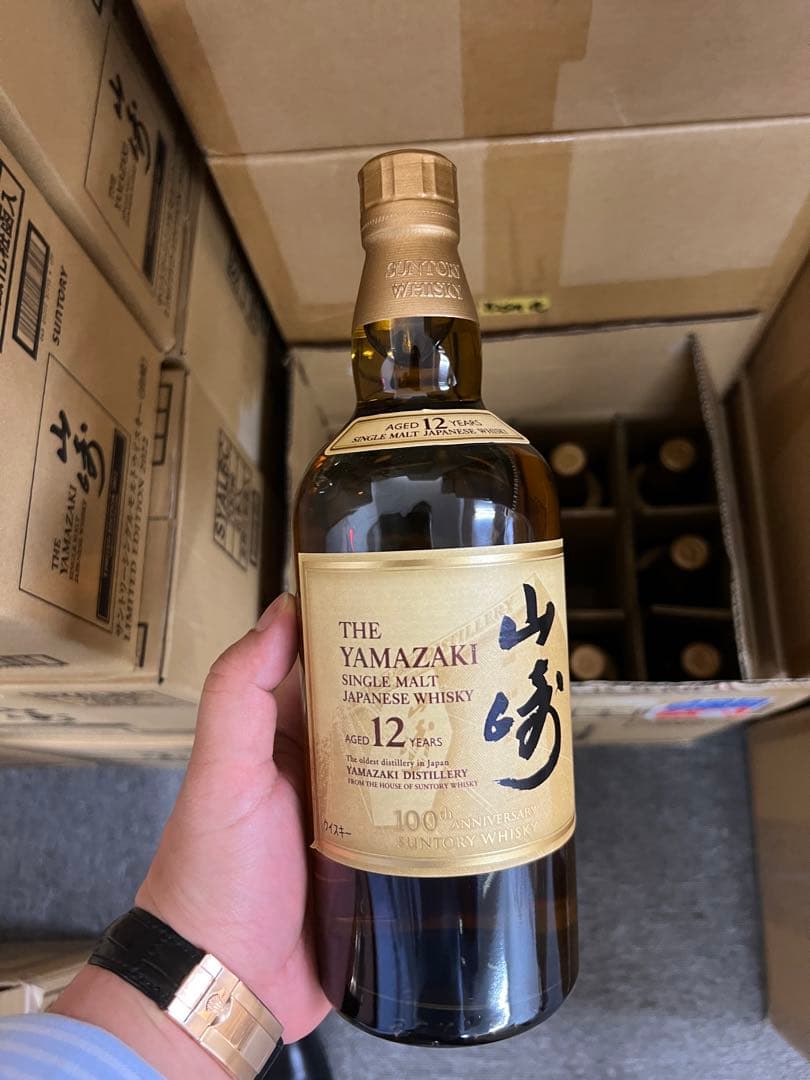 期間限定　山崎 12年 100周年ラベル　12本(元ケース)箱無