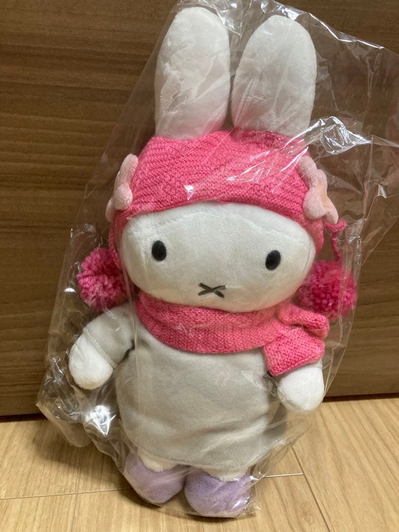 ミッフィースタイル　ぬいぐるみ　ニット帽　レア　美品