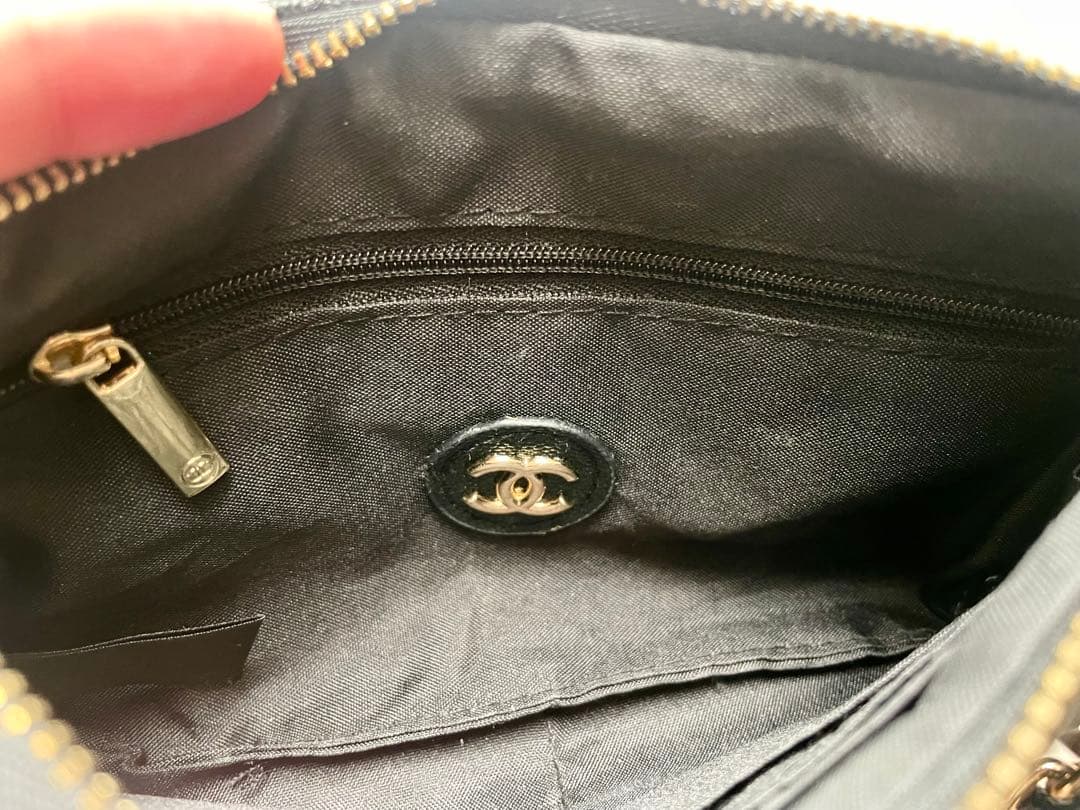【美品】CHANEL ブラック ポーチ