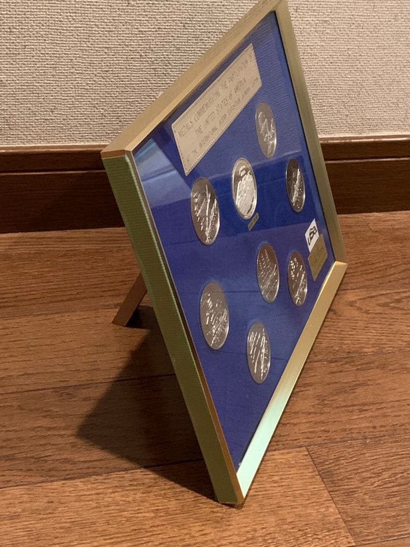 沖縄国際海洋博覧会アメリカ合衆国参加公式の記念メダル　純銀1枚　新品未使用品