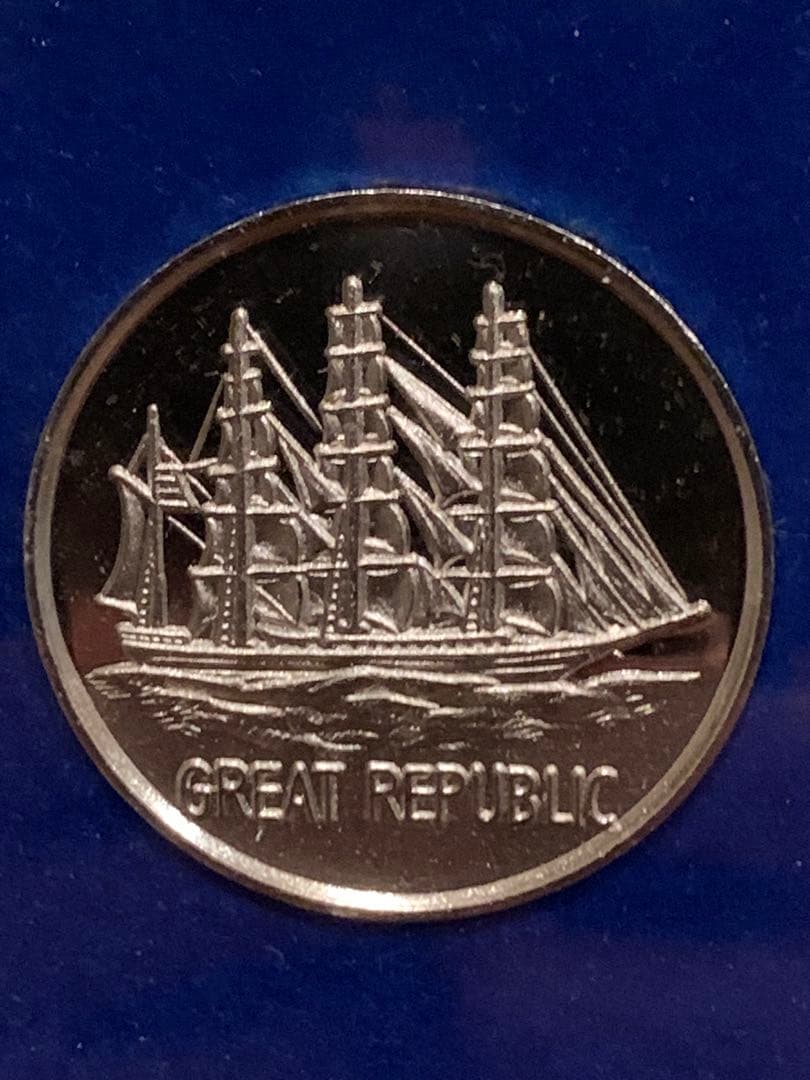 沖縄国際海洋博覧会アメリカ合衆国参加公式の記念メダル　純銀1枚　新品未使用品