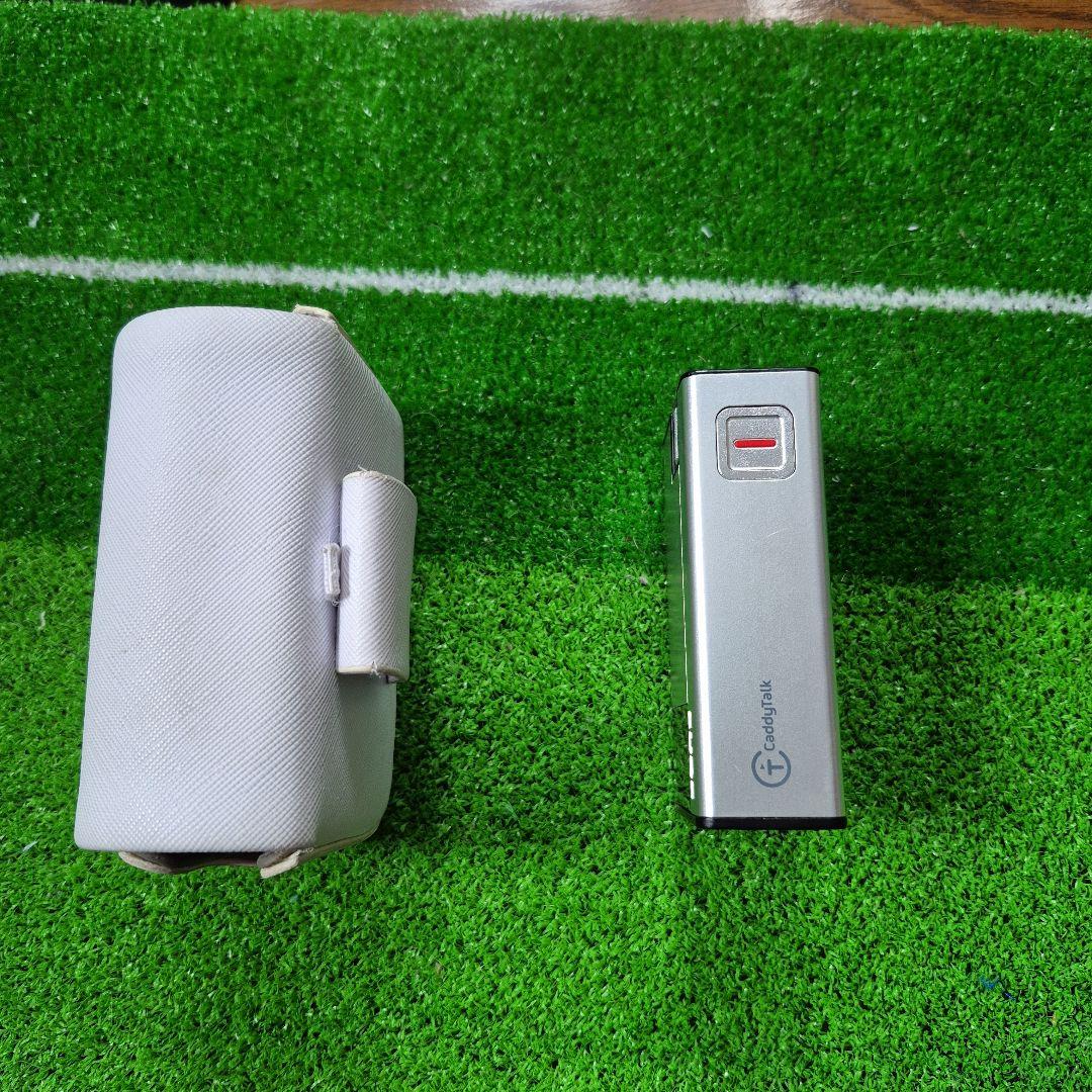 キャディートーク　CUBE ゴルフ用距離計 シルバー ケース付き