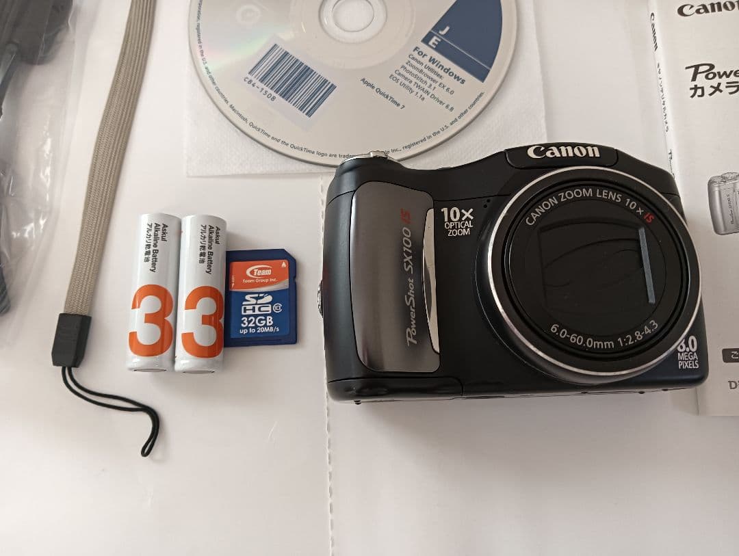 Canon SX100 IS キャノン パワーショット デジタルカメラ ブラック