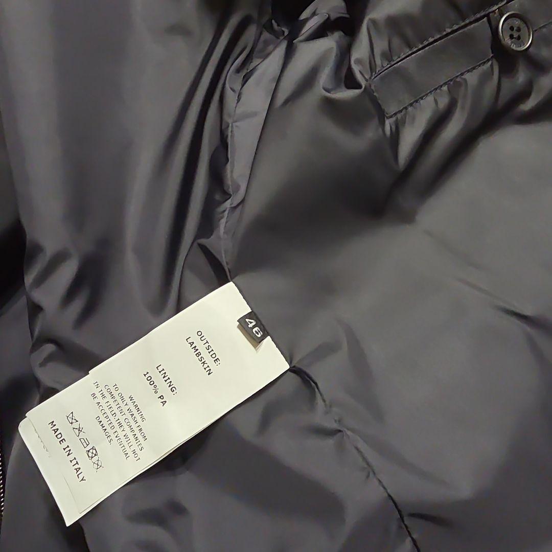 美品 emmeti Juri シングルライダースジャケット レザー