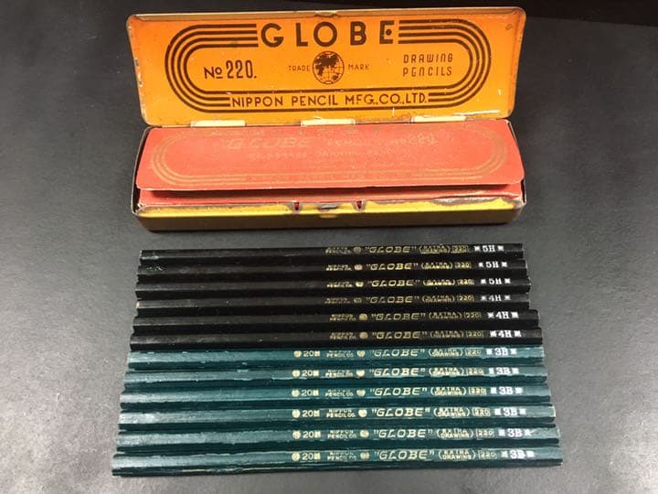 廃盤品／レトロ　GLOBE鉛筆