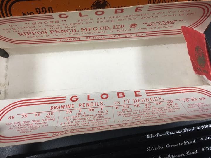 廃盤品／レトロ　GLOBE鉛筆