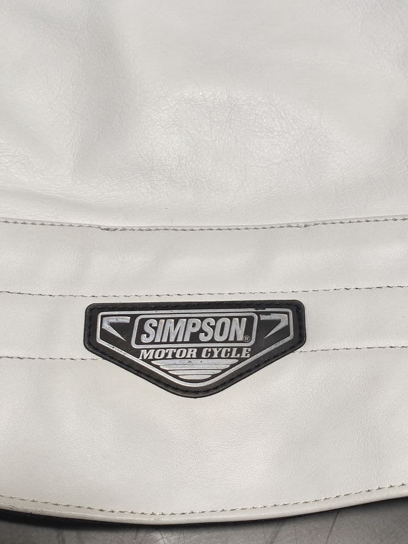 【本皮】SIMPSON シンプソン レザー ライディング ジャケット Mサイズ