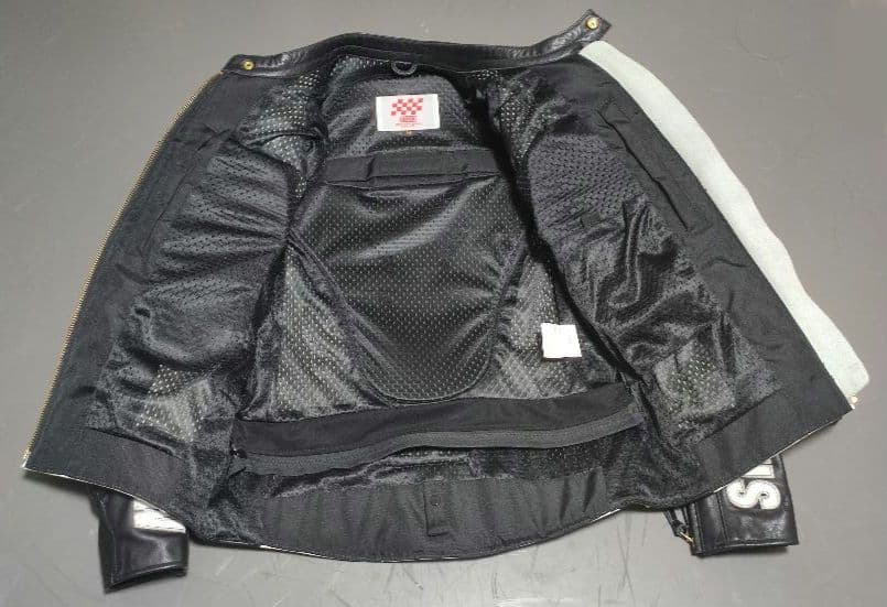 【本皮】SIMPSON シンプソン レザー ライディング ジャケット Mサイズ