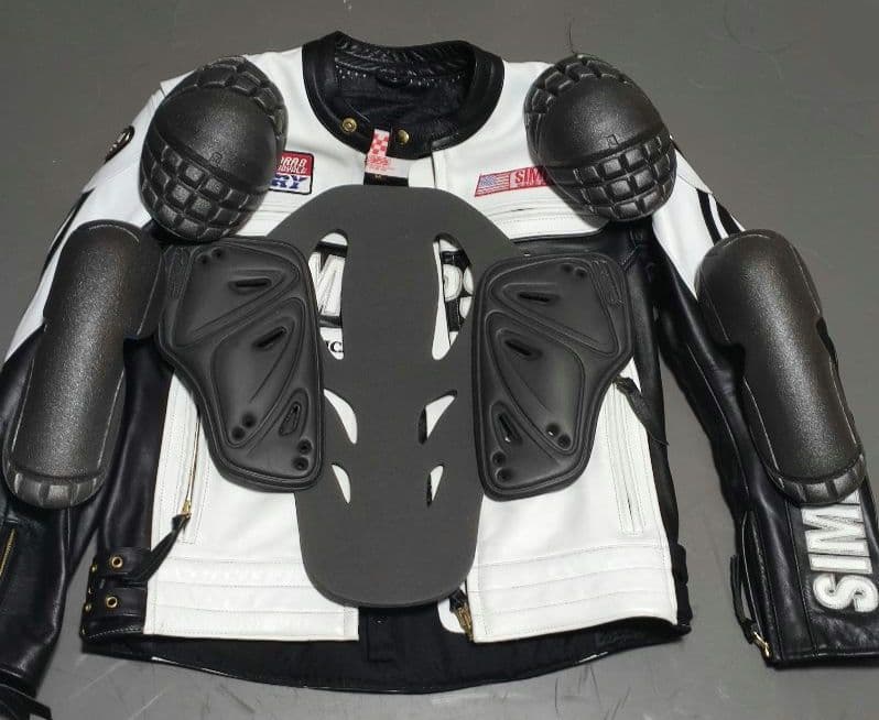 【本皮】SIMPSON シンプソン レザー ライディング ジャケット Mサイズ