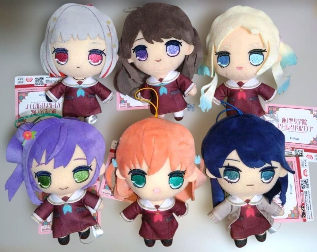 ラブライブ！蓮ノ空女学院スクールアイドルクラブ　きゅるまるぬいぐるみ①、② 6種
