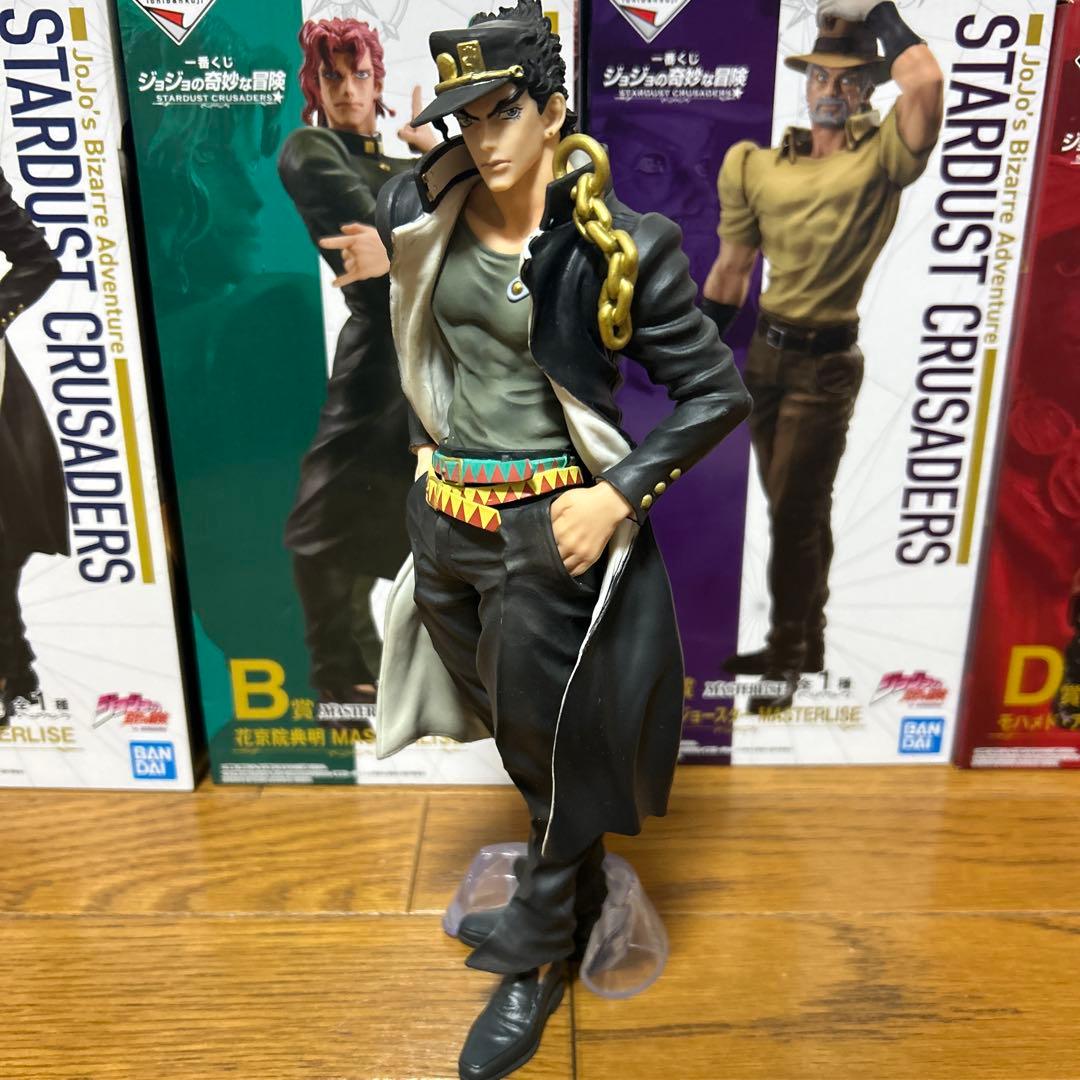 ジョジョの奇妙な冒険　一番くじ　スターダストクルセイダース　フィギュア　全種