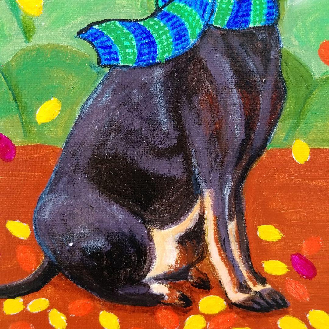 油絵　専用　秋のまあろちゃん