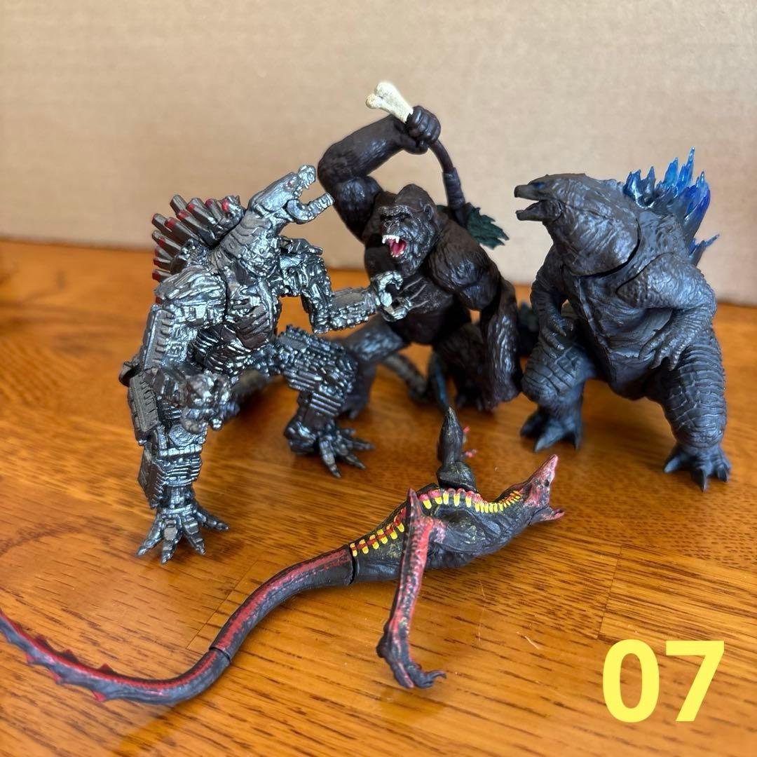 （まとめ売り）ガシャポン ゴジラHG D+ 01〜07 フィギュア28体