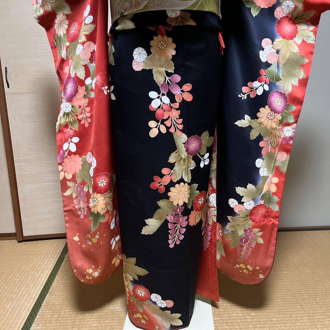 あきママ 振袖　長襦袢の2点セット　身丈166裄69.5