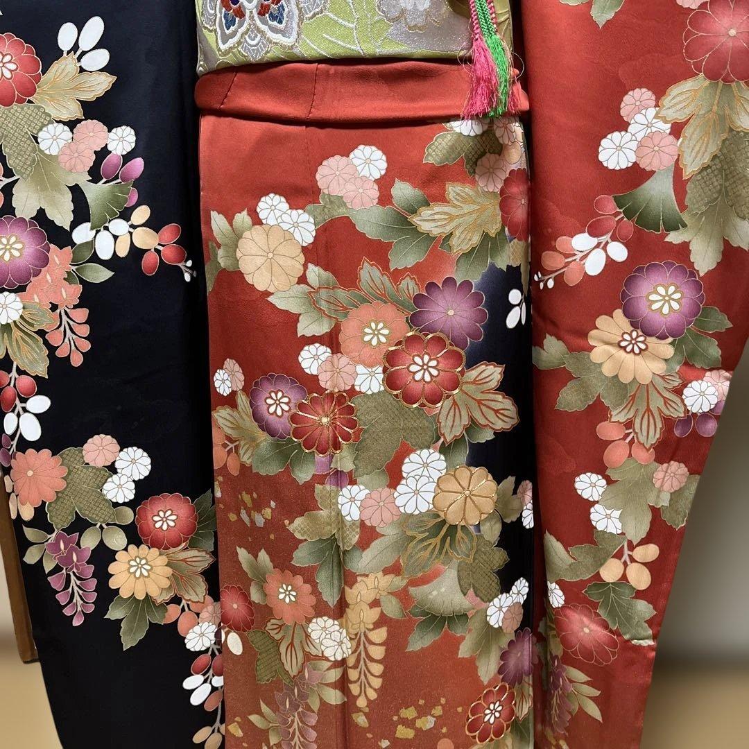 あきママ 振袖　長襦袢の2点セット　身丈166裄69.5