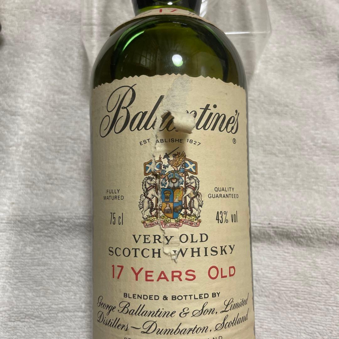 ウイスキー Ballantine's 17 Years Old Scotch Whisky
