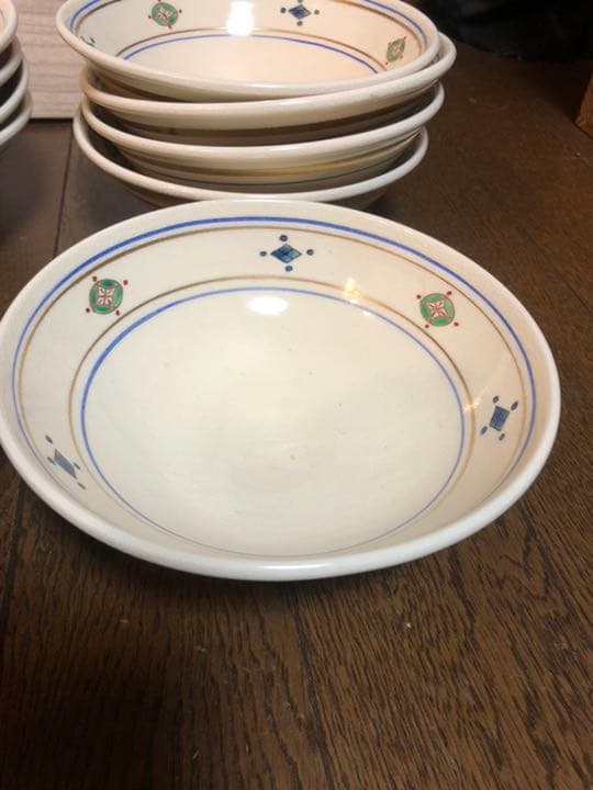 茶道具 仁清数茶碗 七宝紋平 与平作 平茶碗