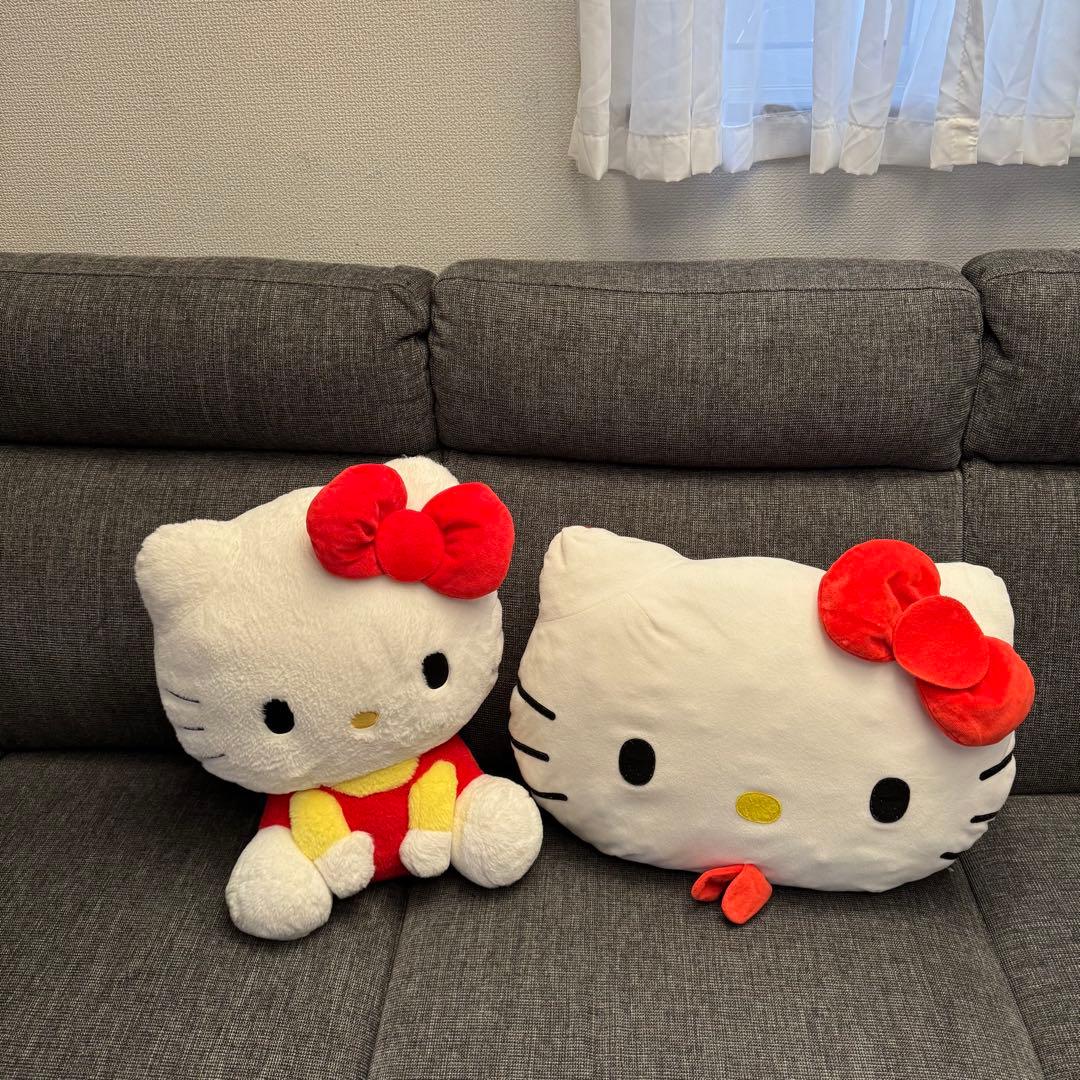 【美品】サンリオ超BIGサイズぬいぐるみ5点セット キティー シナモン クロミ