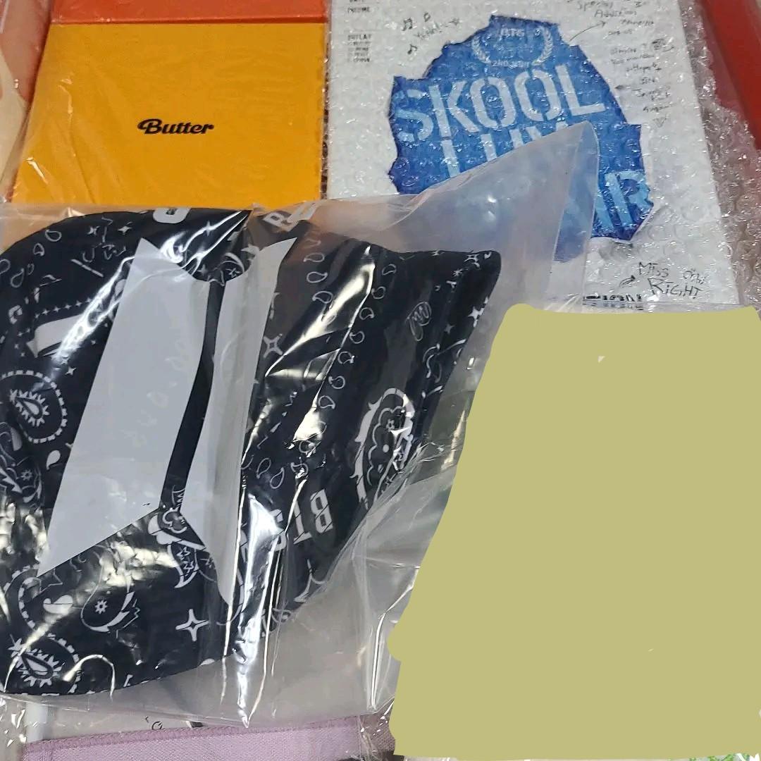 bts アルバムセット LuckyBOX 団扇 フラッグ グクテテ