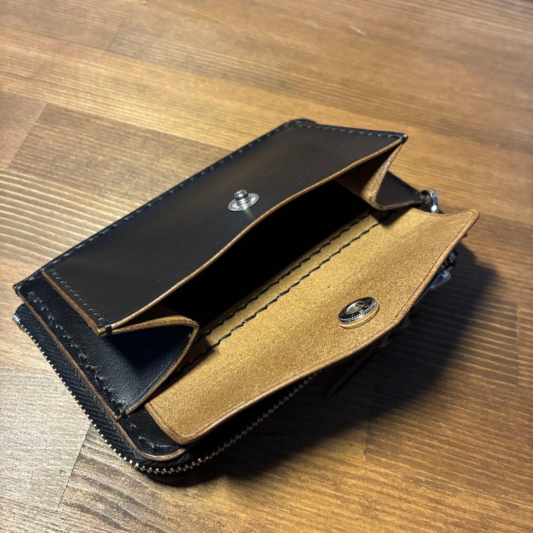 フラグメントケース　トラッカーウォレット　MARYAM社　ホースバット　茶芯