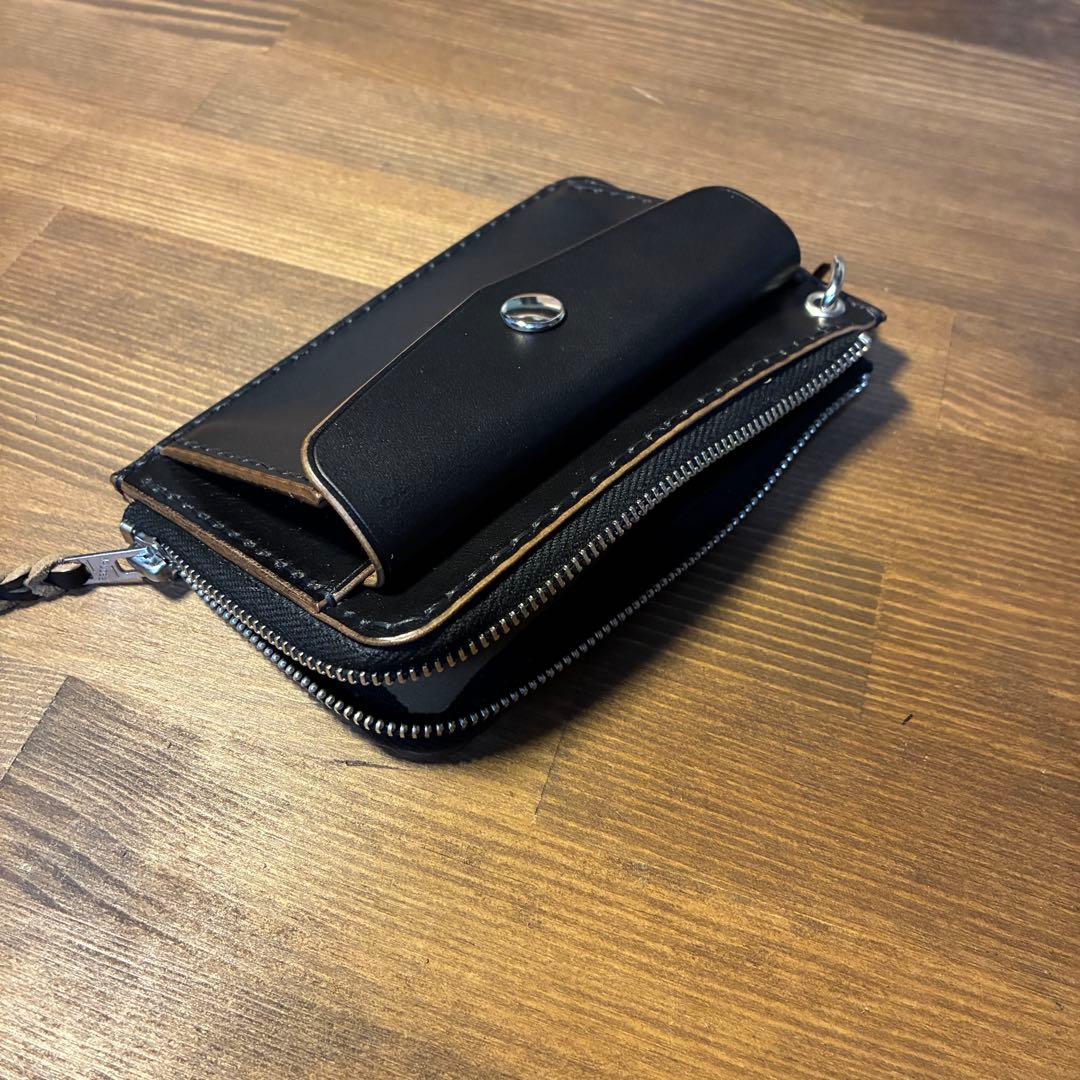 フラグメントケース　トラッカーウォレット　MARYAM社　ホースバット　茶芯