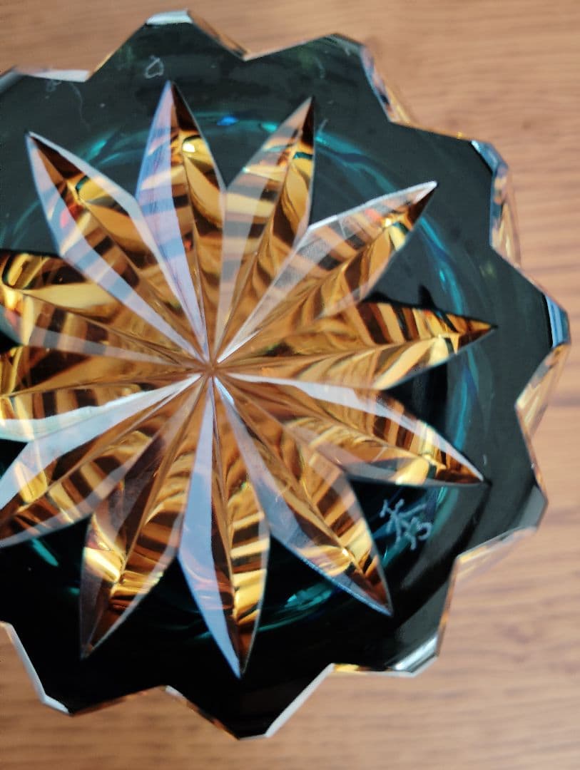 【美品】江戸切子２点　作高野秀徳