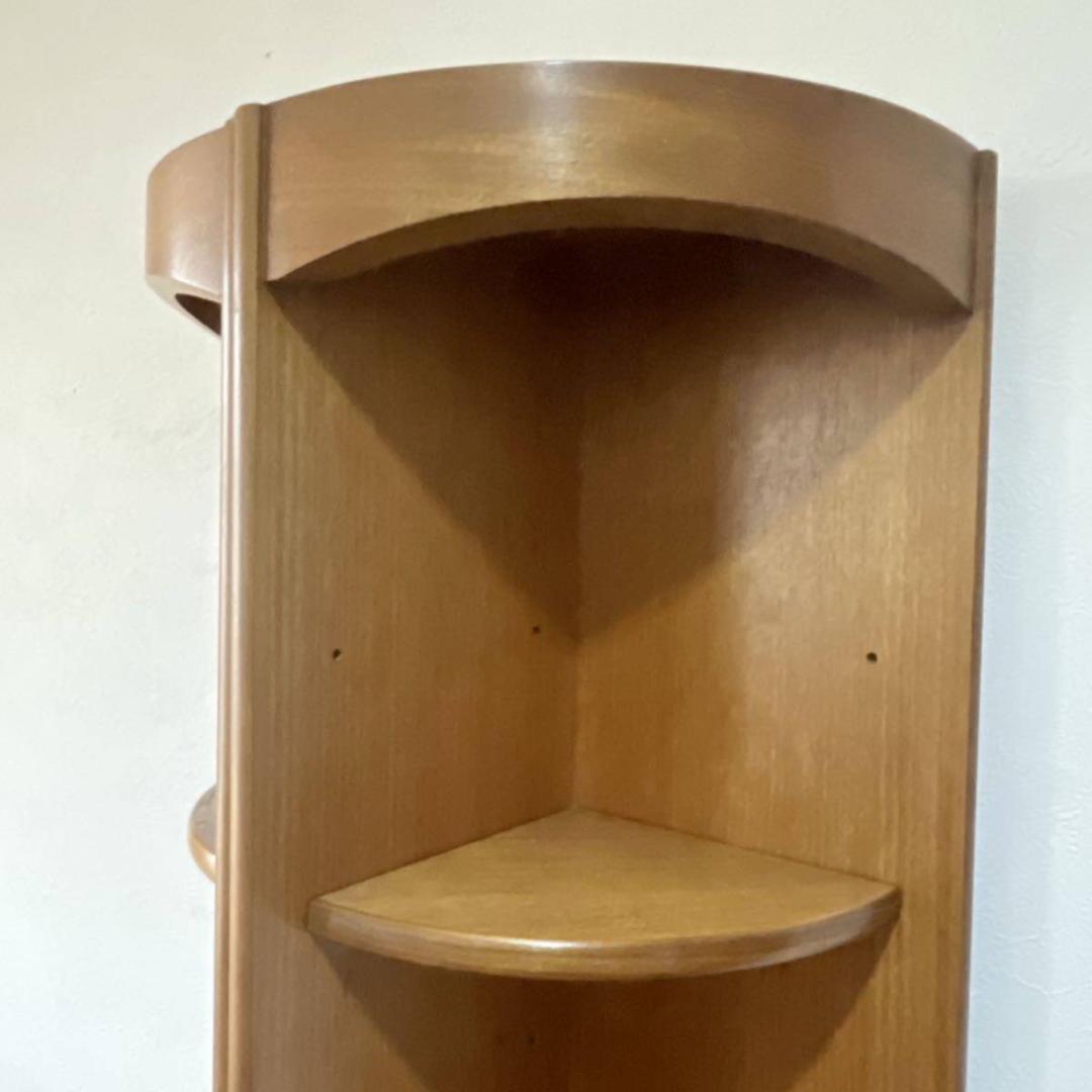 r1008 イギリスビンテージ ユニークな形が個性的なコーナーキャビネット 1点