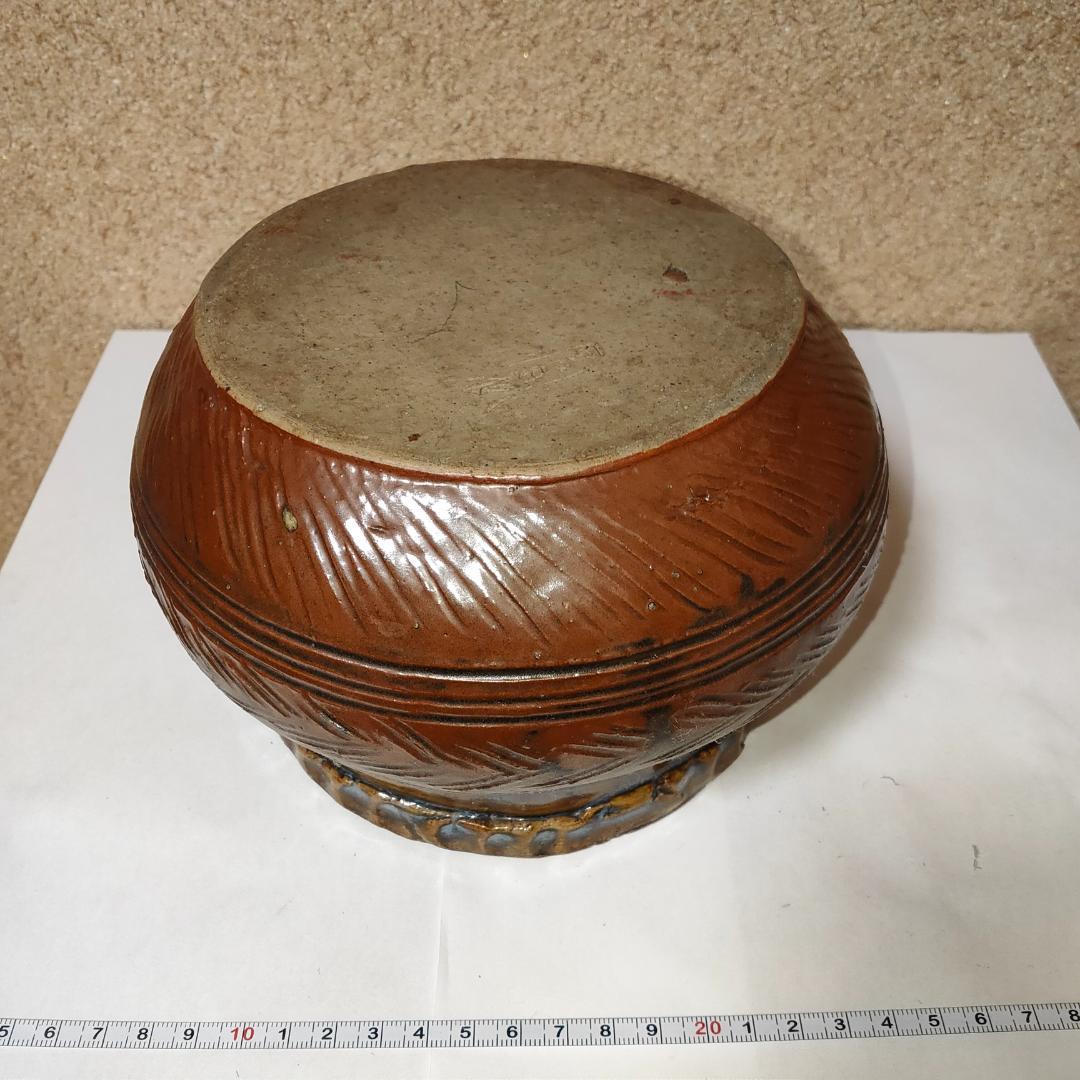 鉢　壺　工芸品　焼き物　陶器　古道具　骨董　アンティーク　レトロ